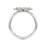 Flora | Round & Pear Lab-Grown Diamond Ring - Nivara