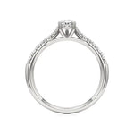 Amara | Round & Pear Lab-Grown Diamond Ring - Nivara