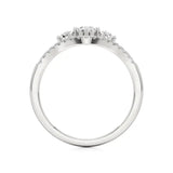 Aria | Round & Radiant Lab-Grown Diamond Three-Stone Ring - Nivara