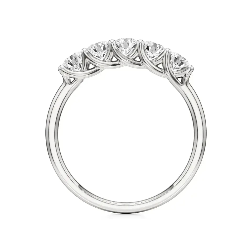 Foreva | Round Lab-Grown Diamond Eternity Band - Nivara