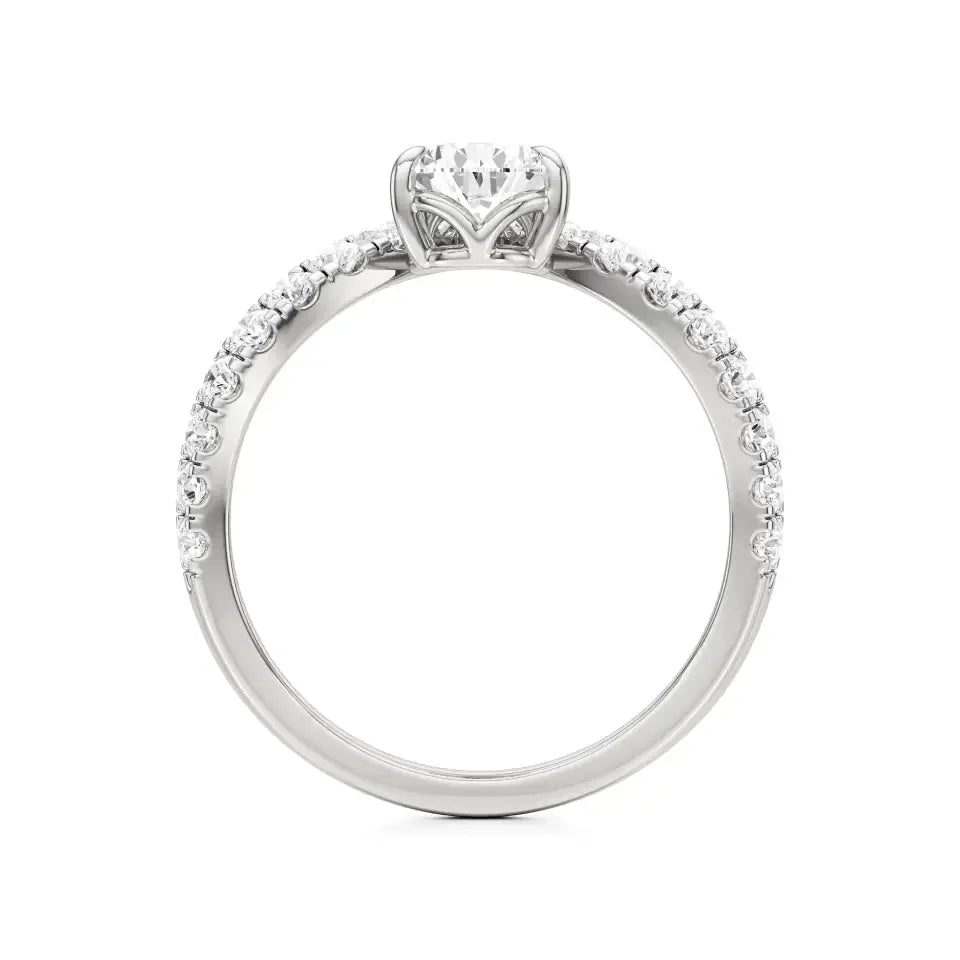 Amara | Pear Lab-Grown Diamond Solitaire Ring - Nivara