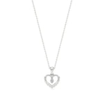 Sneh | Round Lab Grown Diamonds Heart Pendant - Nivara