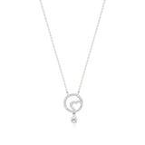 Sneh | Pear & Round Lab Grown Diamonds Pendant - Nivara