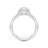 Mira | Emerald Cut Solitaire with Halo - Nivara