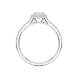 Mira | Round & Princess Lab-Grown Diamond Halo Ring - Nivara