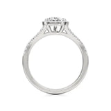 Mira | Pear Cut Solitaire with Halo - Nivara