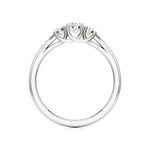 Aria | Round Lab-Grown Diamond Three-Stone Ring - Nivara