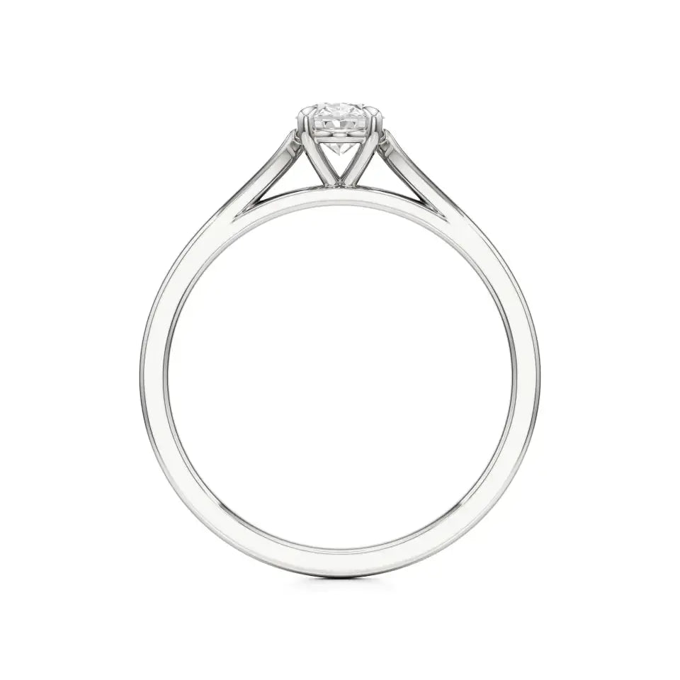 Amora | Oval & Radiant Lab-Grown Diamond Solitaire Ring - Nivara