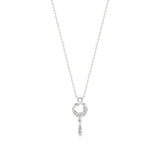 Sneh | Elegant Round Lab Grown Diamonds Heart Pendant - Nivara