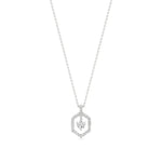 Sneh | Elegant Heart & Round Lab Grown Diamonds Pendant - Nivara
