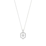 Sneh | Elegant Heart & Round Lab Grown Diamonds Pendant - Nivara