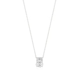 Toi et Moi | Oval & Emerald Lab Grown Diamonds Pendant - Nivara