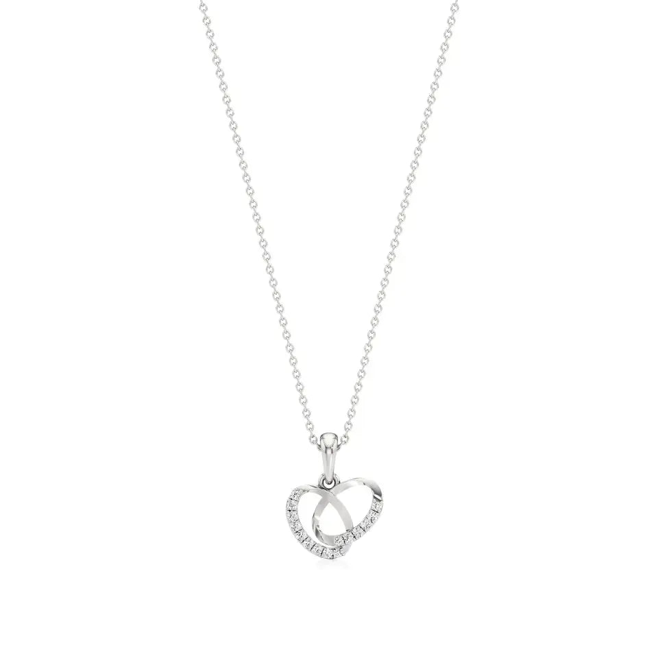 Foreva | Round Lab Grown Diamonds Infinity Loop Pendant - Nivara