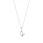 Sneh | Classic Heart & Round Lab Grown Diamonds Pendant - Nivara