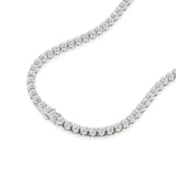 Sutra | Round Lab Grown Diamonds Buttercup Setting Tennis Necklace