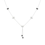 Sneh | Pear-Cut Ruby & Round Lab Grown Diamonds with Heart Motif Necklace