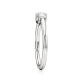 Aria | Round Lab-Grown Diamond Three-Stone Ring - Nivara