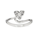 Flora | Lab-Grown Diamond Three-Stone Ring - Nivara