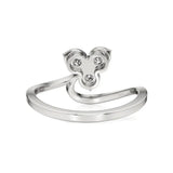 Flora | Lab-Grown Diamond Three-Stone Ring - Nivara