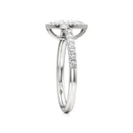 Mira | Round & Marquise Lab-Grown Diamond Halo Ring - Nivara