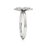 Flora | Round & Pear Lab-Grown Diamond Ring - Nivara
