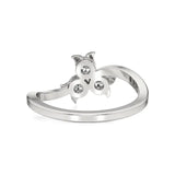 Flora | Lab-Grown Diamond Three-Stone Ring - Nivara