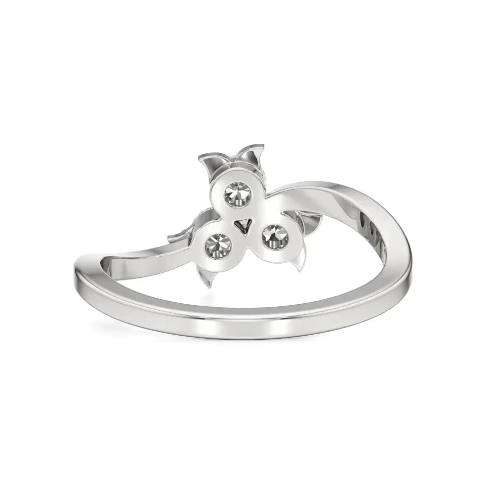 Flora | Lab-Grown Diamond Three-Stone Ring - Nivara