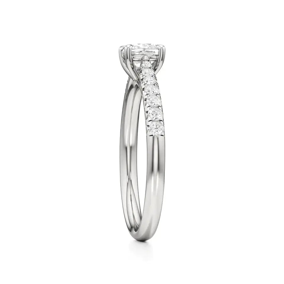 Amara | Round & Cushion Lab-Grown Diamond Ring - Nivara