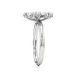 Flora | Pear Diamonds in Flora Design - Nivara