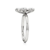 Flora | Pear Diamonds in Flora Design - Nivara