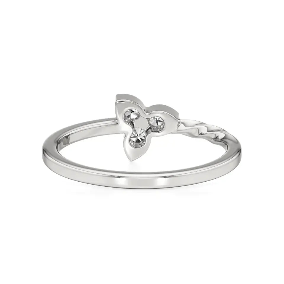 Flora | Lab-Grown Diamond Three-Stone Ring - Nivara