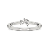 Mode | Round & Pear Lab-Grown Diamond Solitaire Ring - Nivara