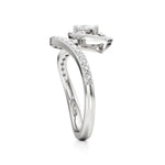 Mode | Round & Pear Lab-Grown Diamond Ring - Nivara