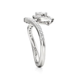 Mode | Round & Pear Lab-Grown Diamond Ring - Nivara