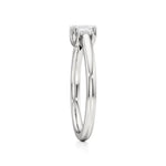 Aria | Emerald Lab-Grown Diamond Three-Stone Ring - Nivara
