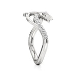 Mode | Round & Pear Lab-Grown Diamond Ring - Nivara