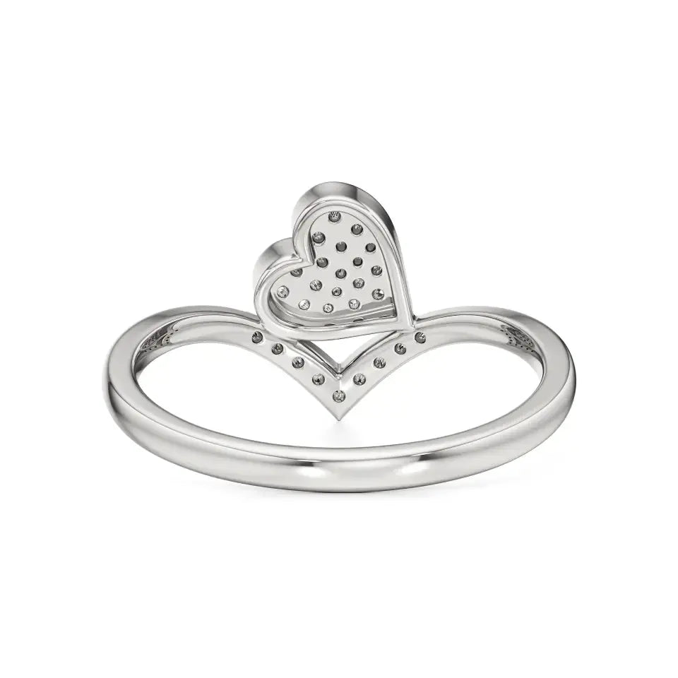 Sneh | Heart Setting Ring - Nivara