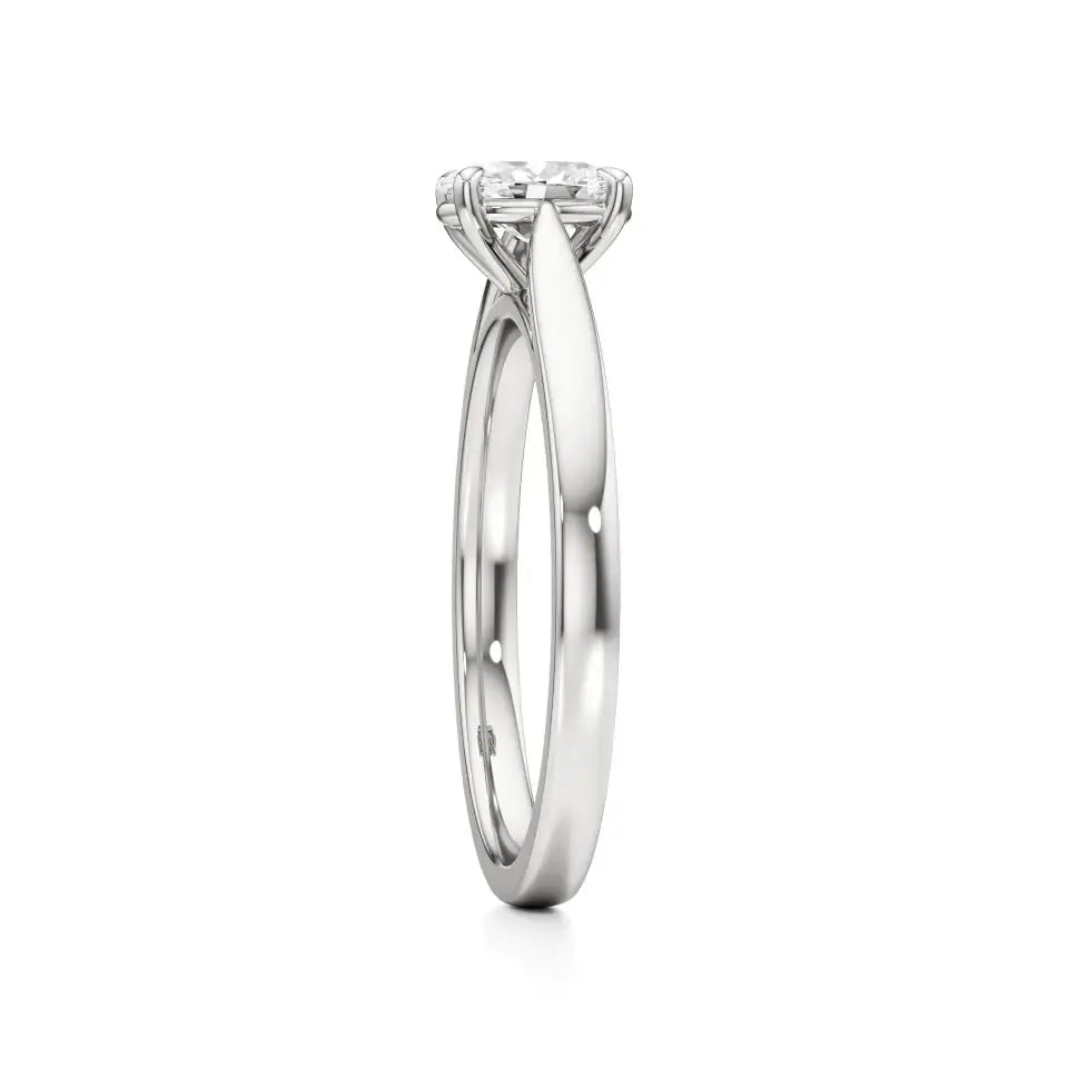 Amora | Oval & Radiant Lab-Grown Diamond Solitaire Ring - Nivara