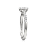 Amara | Round & Emerald Lab-Grown Diamond Ring - Nivara