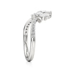 Flora | Round & Pear Lab-Grown Diamond Ring with Pav�� Accents - Nivara