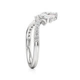 Flora | Round & Pear Lab-Grown Diamond Ring with Pav�� Accents - Nivara
