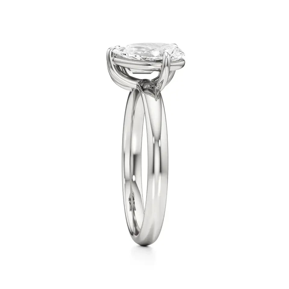 Toi et Moi | Pear & Emerald Lab-Grown Diamond Ring - Nivara