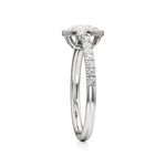 Mira | Round & Oval Lab-Grown Diamond Halo Ring - Nivara