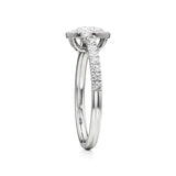 Mira | Round & Oval Lab-Grown Diamond Halo Ring - Nivara