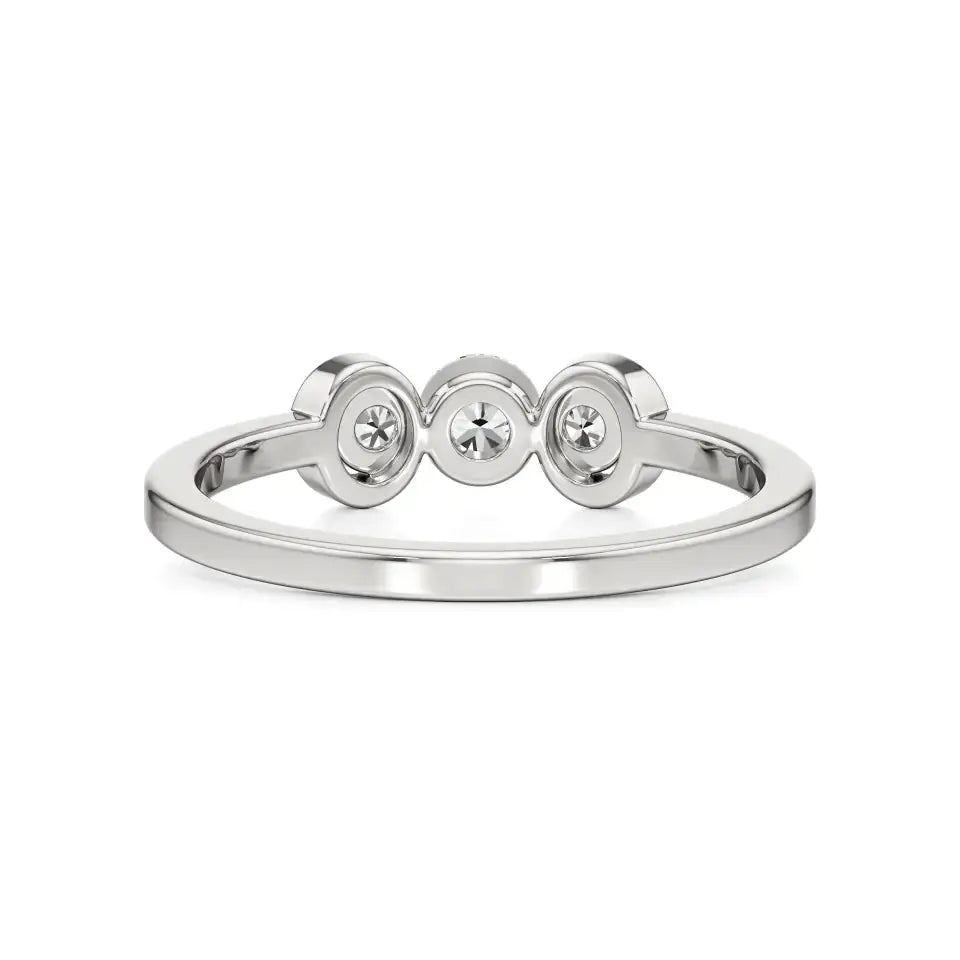 Foreva | Lab-Grown Diamond Three-Stone Ring - Nivara
