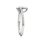Mira | Round & Pear Lab-Grown Diamond Halo Ring - Nivara