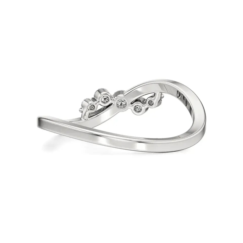Foreva | Round Lab-Grown Diamond 5-Stone Band - Nivara