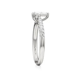 Amara | Round & Pear Lab-Grown Diamond Ring - Nivara