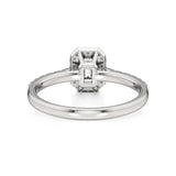 Mira | Emerald Lab-Grown Diamond Halo Ring - Nivara