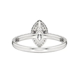 Mira | Round & Marquise Lab-Grown Diamond Halo Ring - Nivara